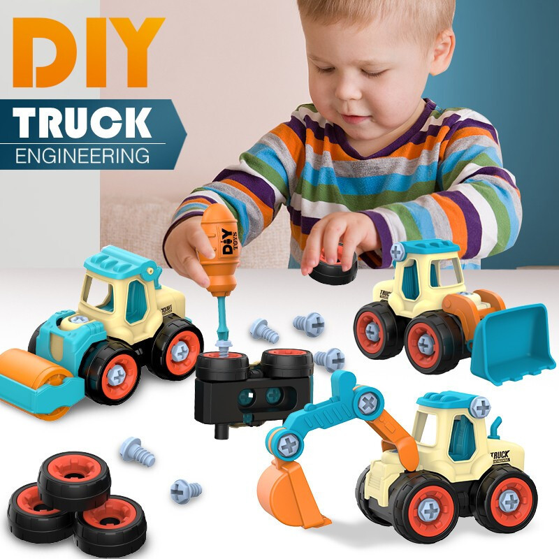 Kids Toys 2 Year Old - الجوز التفكيك تحميل تفريغ الهندسة شاحنة