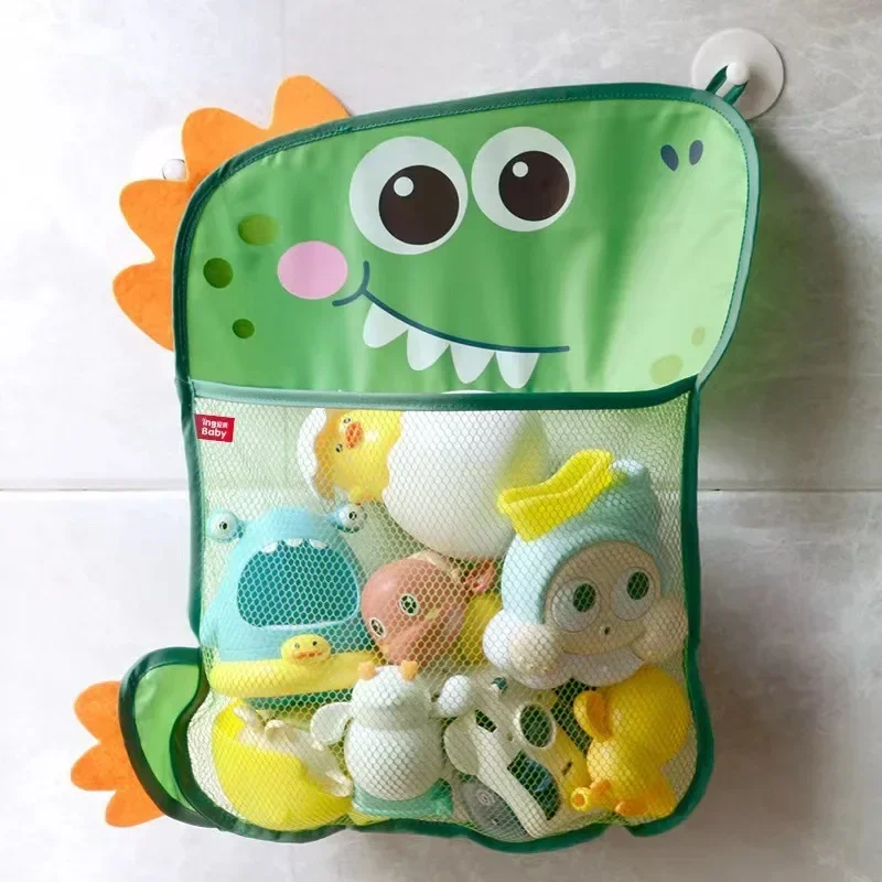 Kids Toys Basket - منظم تخزين شبكي للأطفال، حقيبة شفط