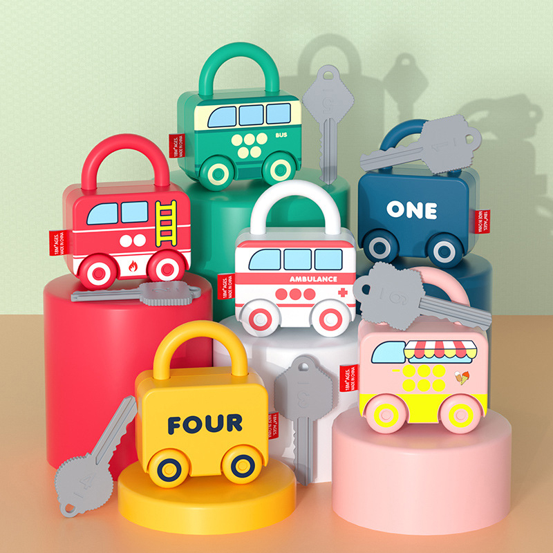 Kids Toys 2 Year Old - قفل تعلم الطفل مع مفتاح ألعاب