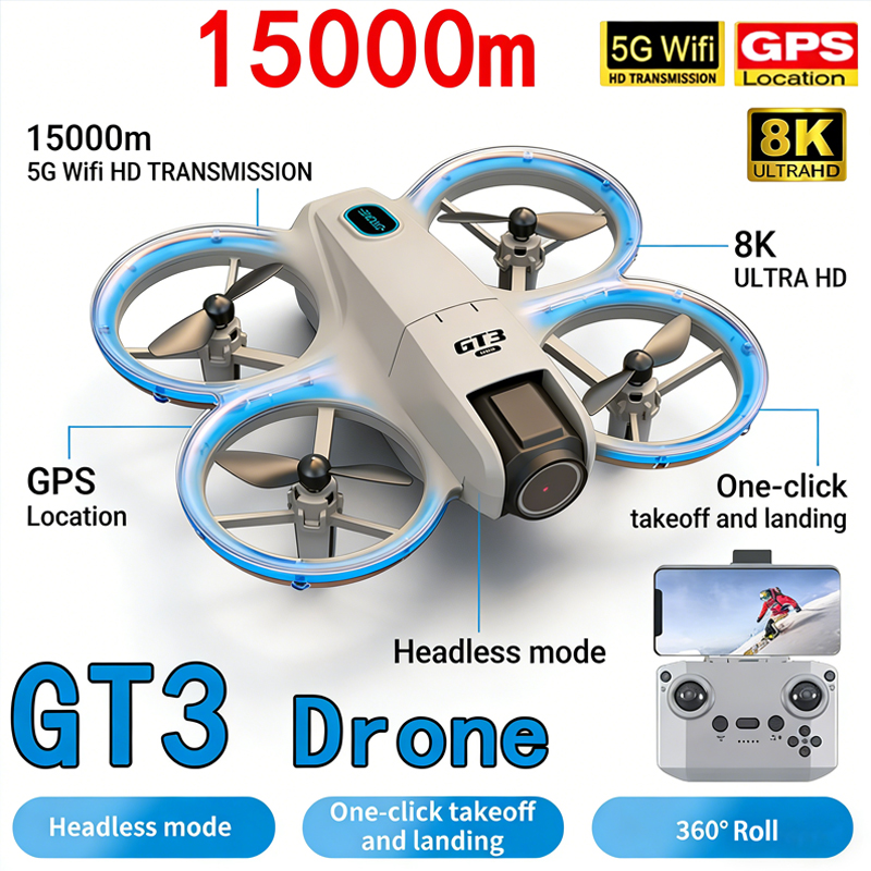 طائرة هليكوبتر GT3 MAX جديدة 8 - مراجعة Kids Toys Drone وسعره
