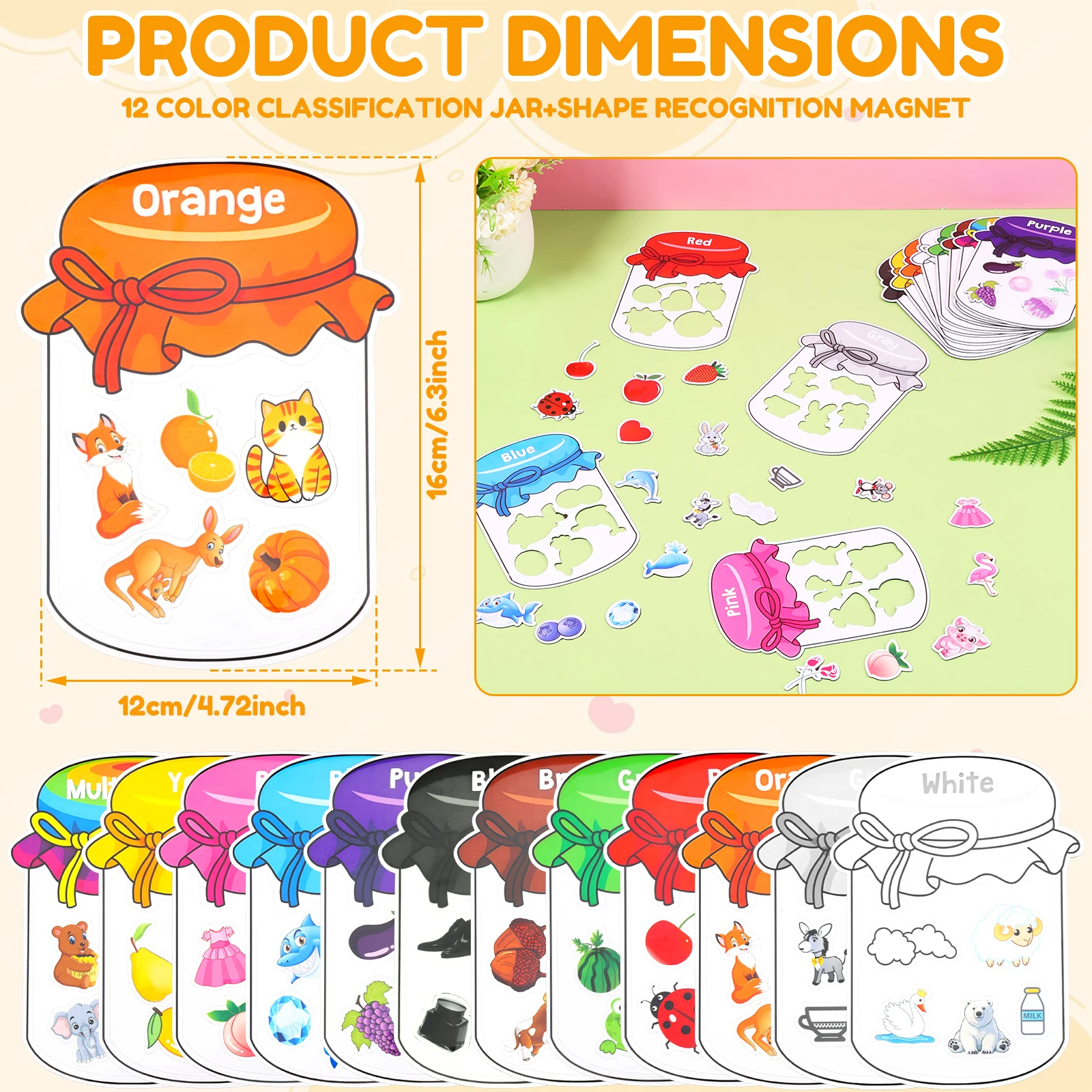 12/10 قطعة من مغناطيسات الفرز  - مراجعة Kids Toys 2 Year Old وسعره