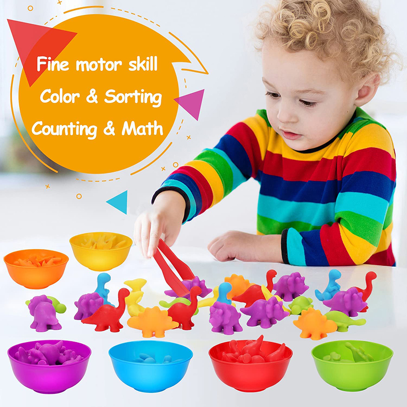 6 أوعية بلاستيكية مع 2 ملاقط ل - مراجعة Kids Toys 2 Year Old وسعره