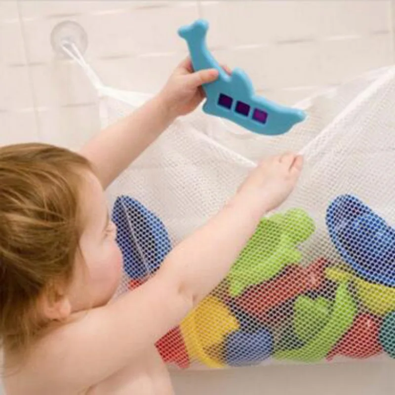 حقيبة حمام شبكية للأطفال، سلة  - مراجعة Kids Toys Basket وسعره