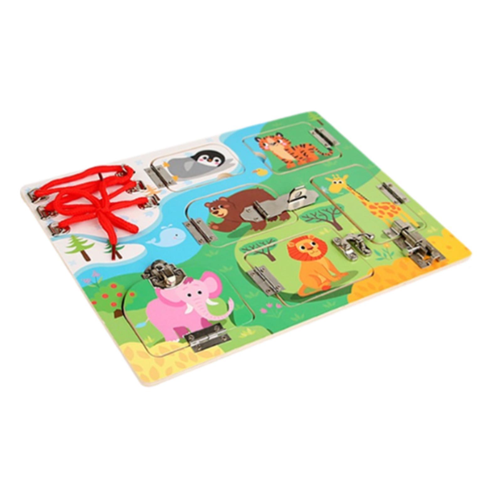 لوحة أنشطة خشبية لتمارين النمو - مراجعة Kids Toys 2 Year Old وسعره