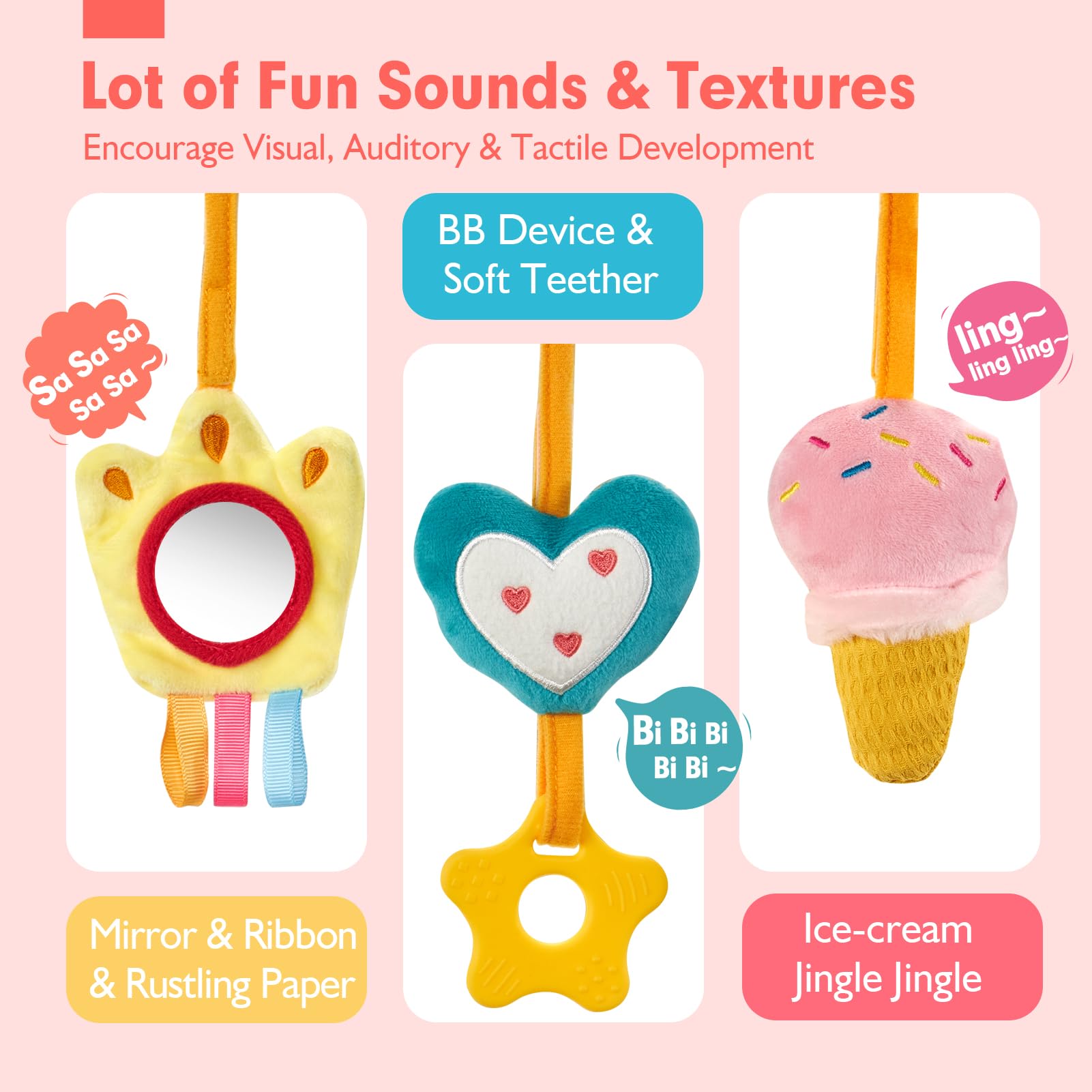 ألعاب مقعد السيارة للأطفال حشر - مراجعة Kids Toys New Born وسعره