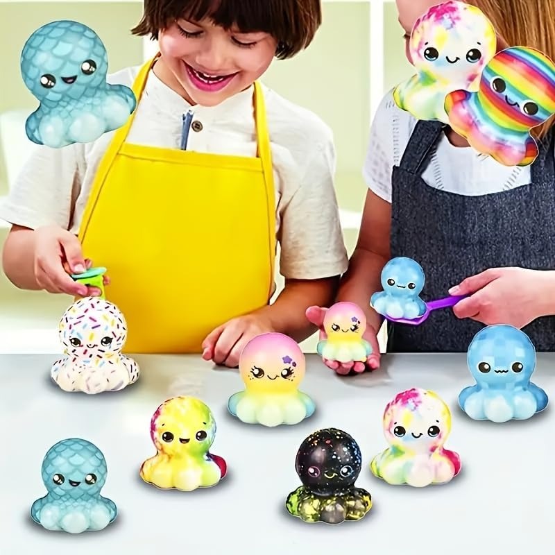 6/12 قطعة ألعاب الأخطبوط الإسف - مراجعة Kids Toys Basket وسعره