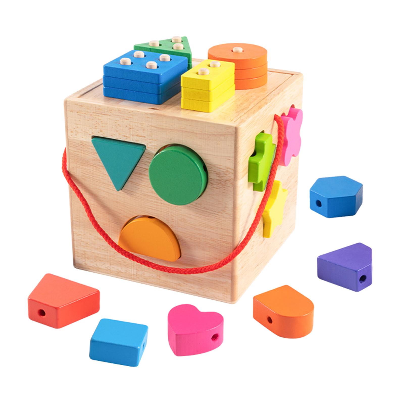لعبة فرز الأشكال للأطفال، مكعب - مراجعة Kids Toys 2 Year Old وسعره