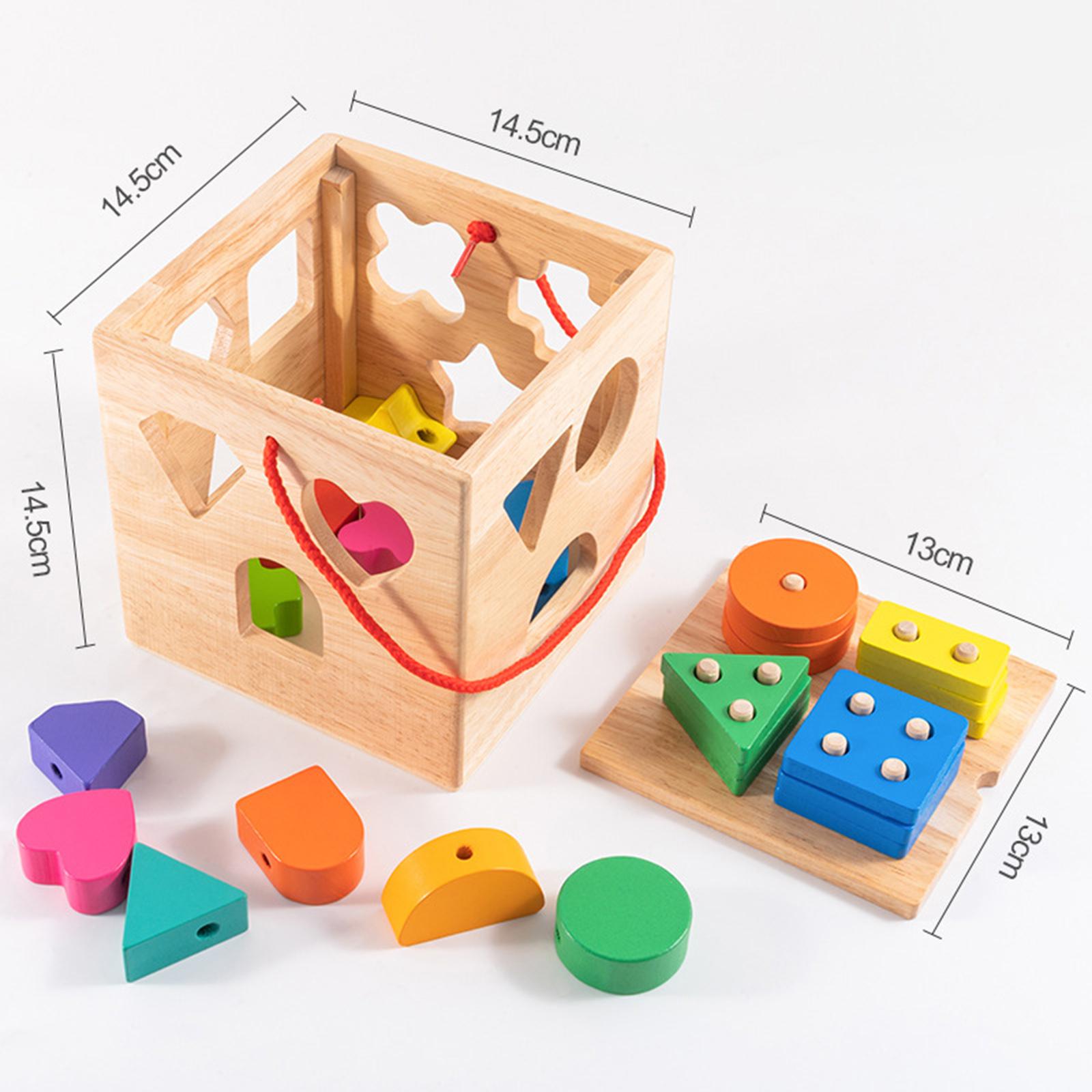 لعبة فرز الأشكال للأطفال، مكعب - مراجعة Kids Toys 2 Year Old وسعره