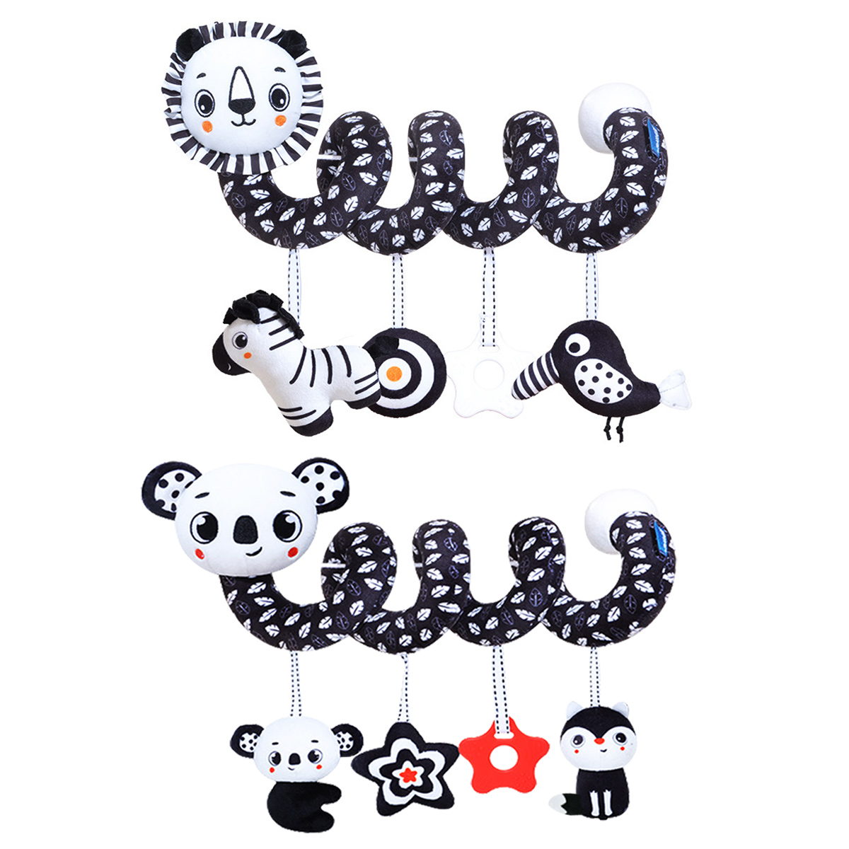 ألعاب معلقة حلزونية من القطيفة - مراجعة Kids Toys New Born وسعره