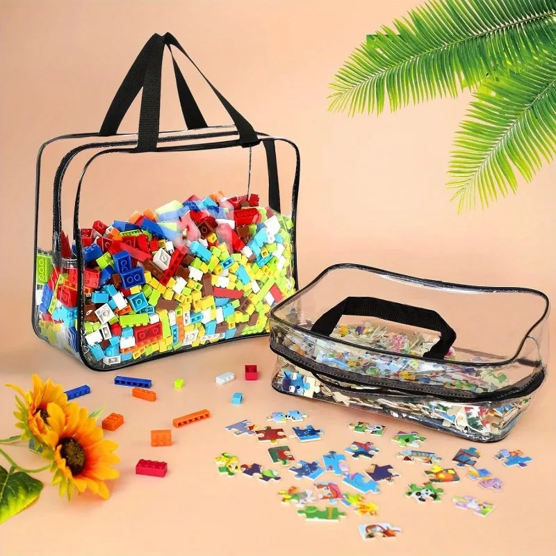 حقيبة تخزين ألعاب شفافة مصنوعة - مراجعة Kids Zipper Toys وسعره