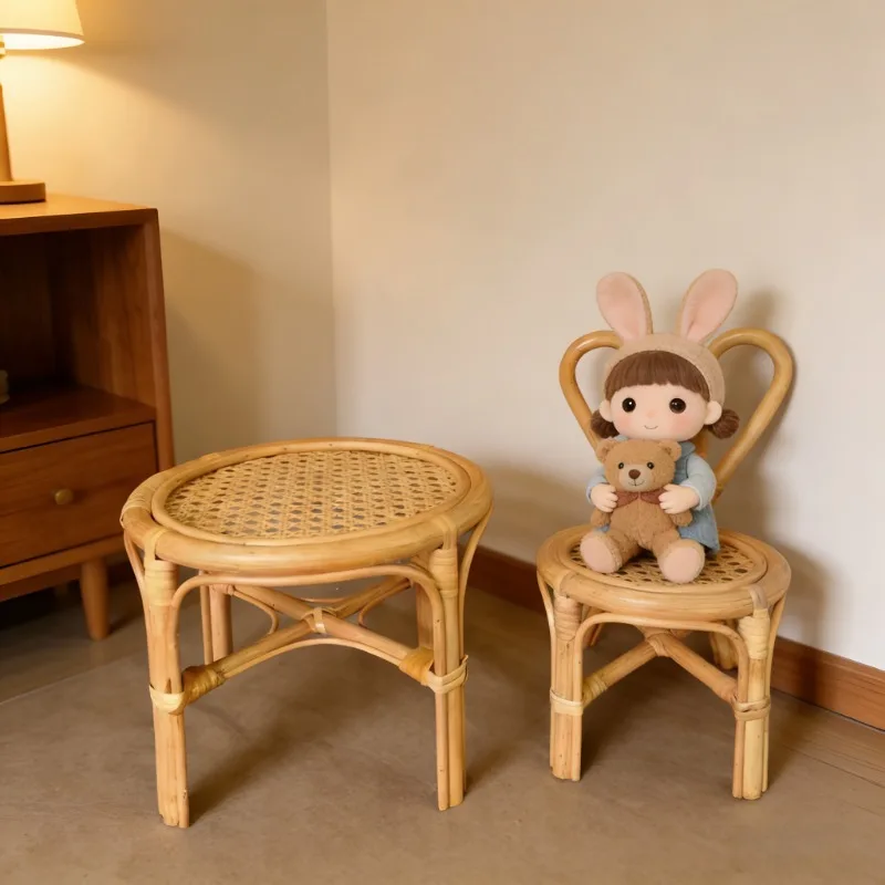 كرسي مكتب من الخيزران المنسوج  - مراجعة Kids Toys New Born وسعره